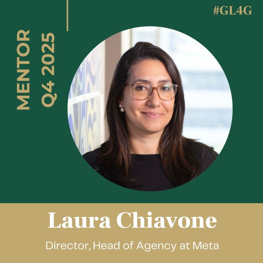 Headshot of Laura Chiavone, Director and Head of Agency at Meta, featured as a mentor for Q4 2025.