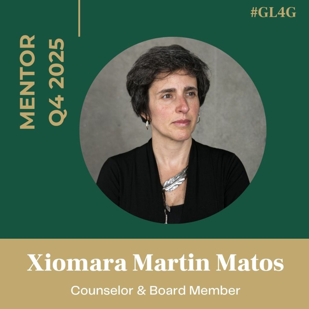 Portrait of Xiomara Martin Matos, a counselor and board member, featured as a mentor for Q4 2025.